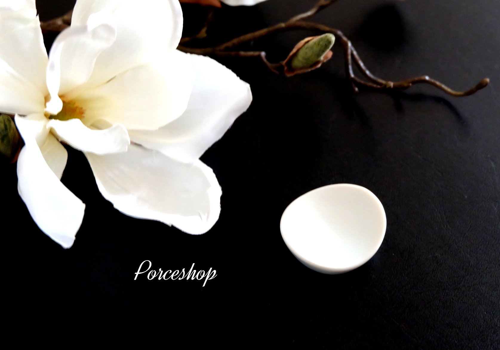 白磁☆箸置き　まる