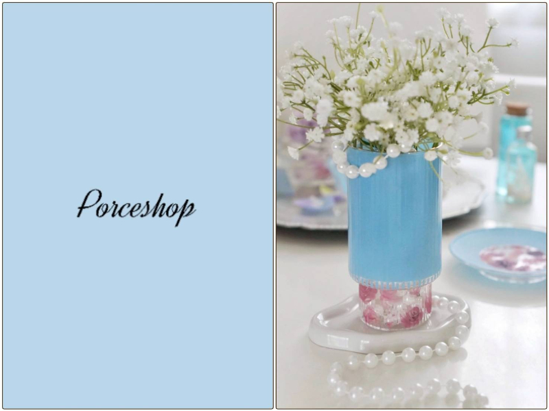 【ガラス用】単色転写紙　ブルー　A4サイズ （ポーセラーツ ポーセリンアート 単色 転写紙 青)